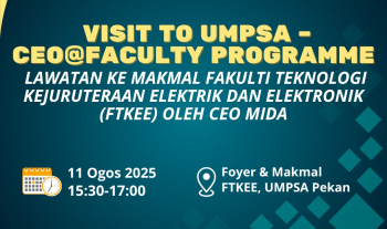 CEO @ Faculty Programme: Malaysian Investment Development Authority (MIDA)